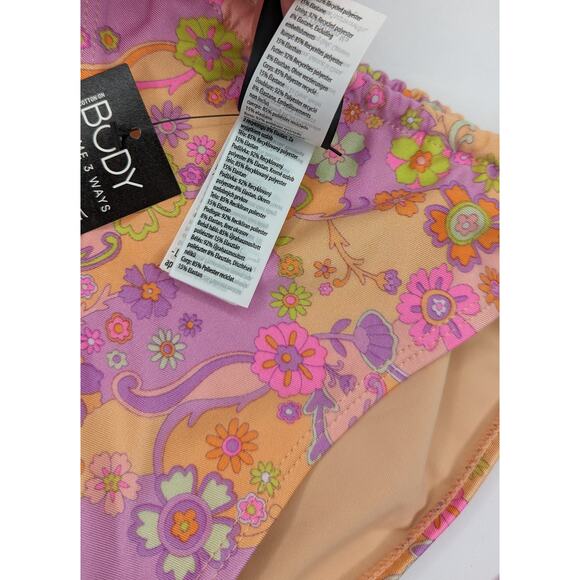 Cotton On Body Brazilian Floral Bikini Bottom Wear 3 Ways - Picture 5 of 11